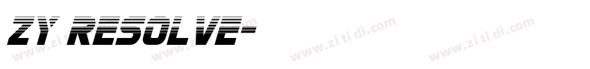 ZY Resolve字体转换